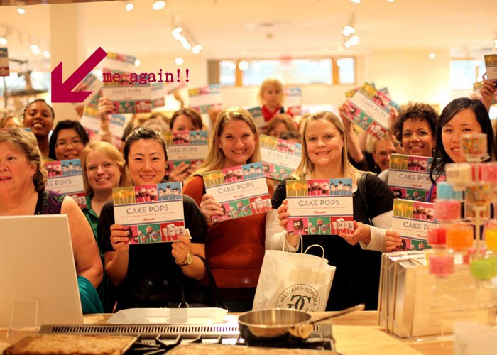 my Bakerella Book signing Seattle 2