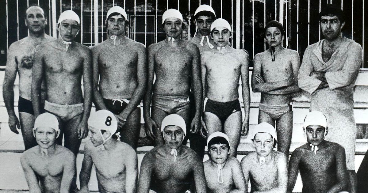 Water Polo legends 1975 The young winners of 