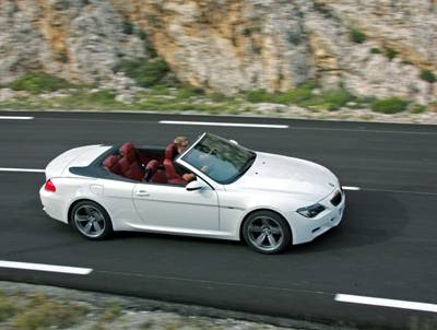 BMW M6 Convertible The M6 coupe is a car relatively agile for their size