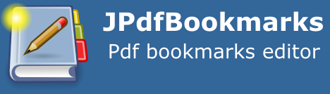 JPdfBookmarks - PDF Bookmarks Editor