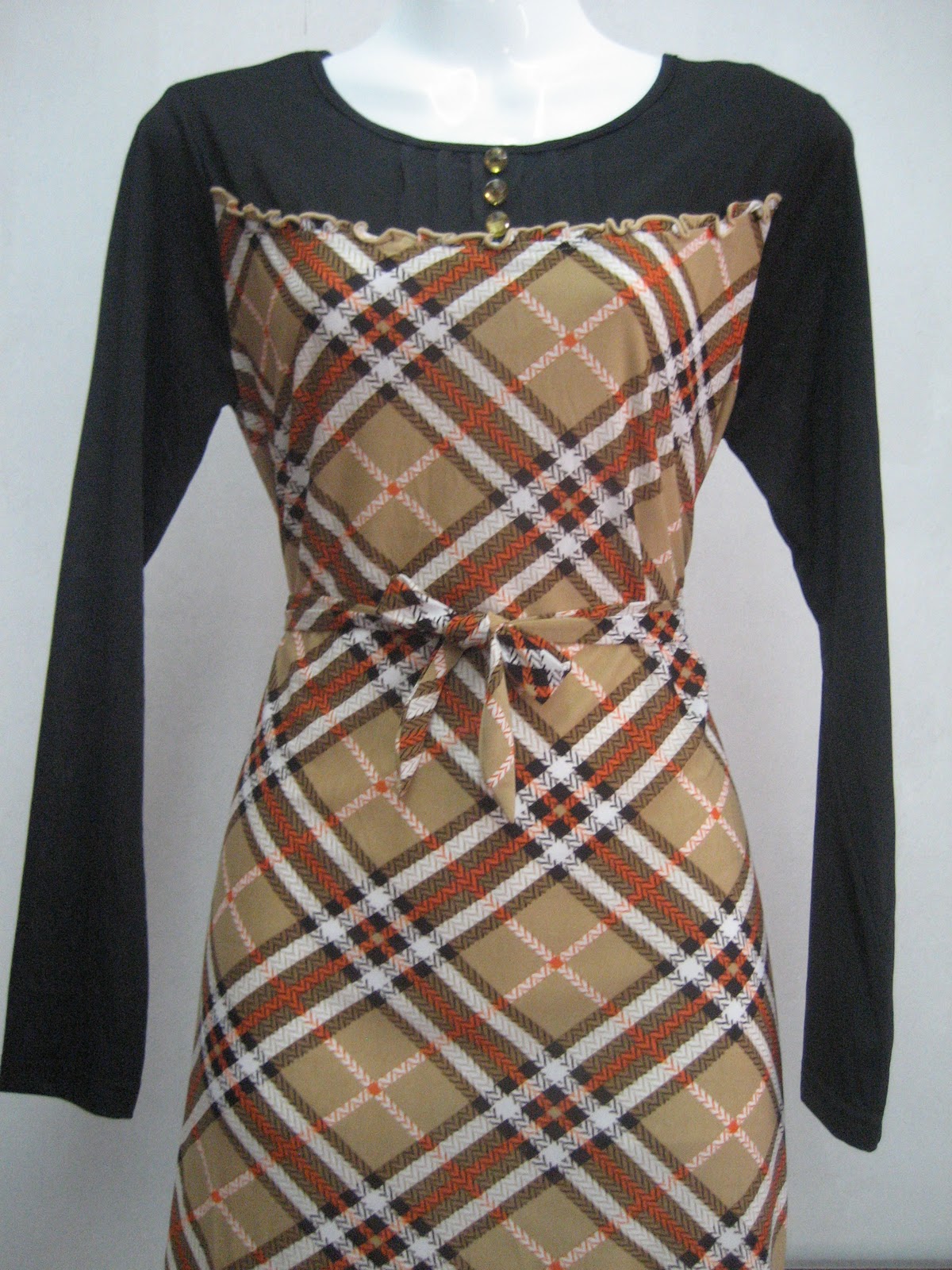 Fesyen+Baju+Blaus+Wanita Muslimah Peplum Fesyen Wanita Pakaian Blaus Jubah Kemeja Tudung