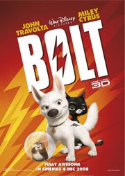 Bolt animated movie cover