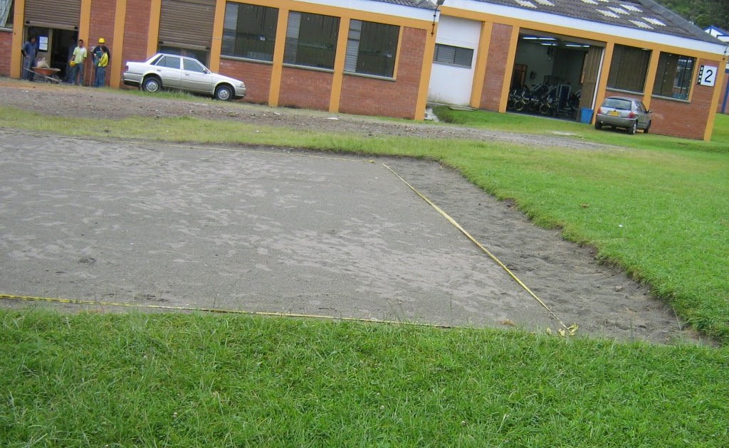 Remodelación y Mantenimiento: Cancha de voleibol