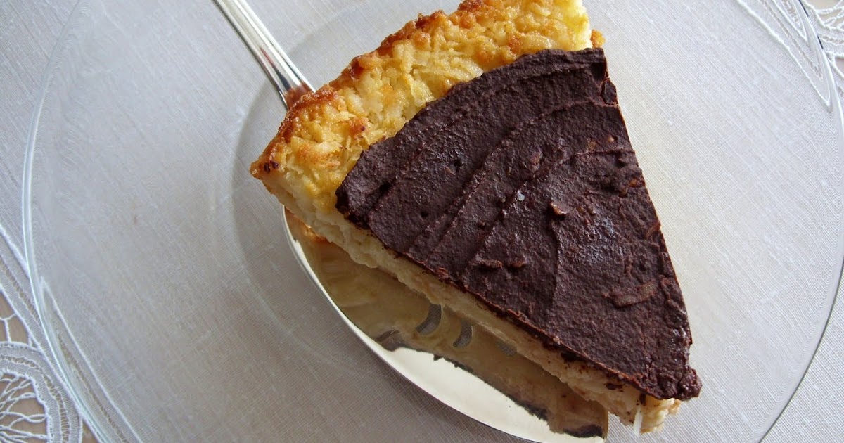 Sage Trifle Impossible Coconut Pie with Bittersweet Chocolate