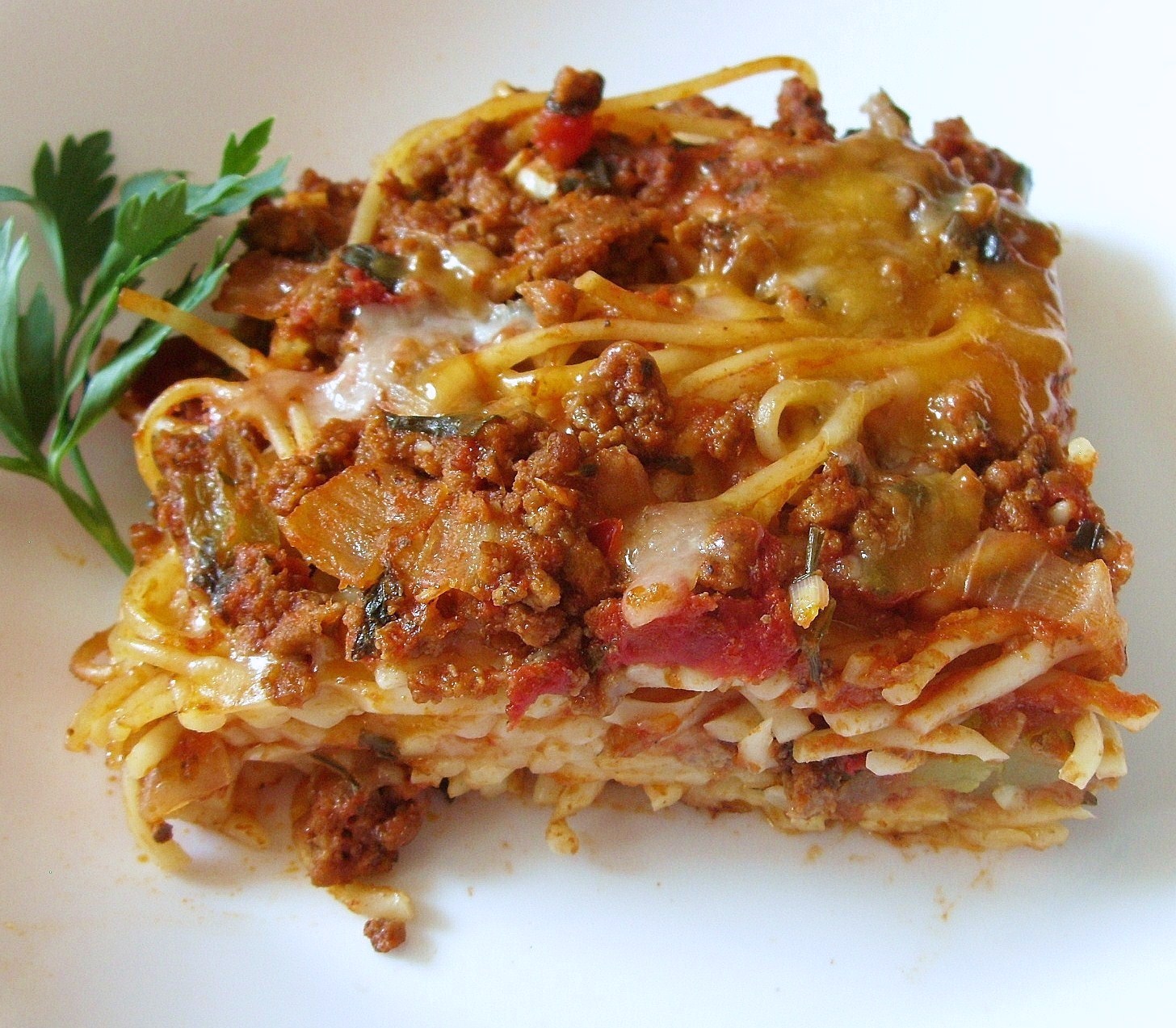 Sage Trifle: Paula Deen's Baked Spaghetti (A re-post from September 10