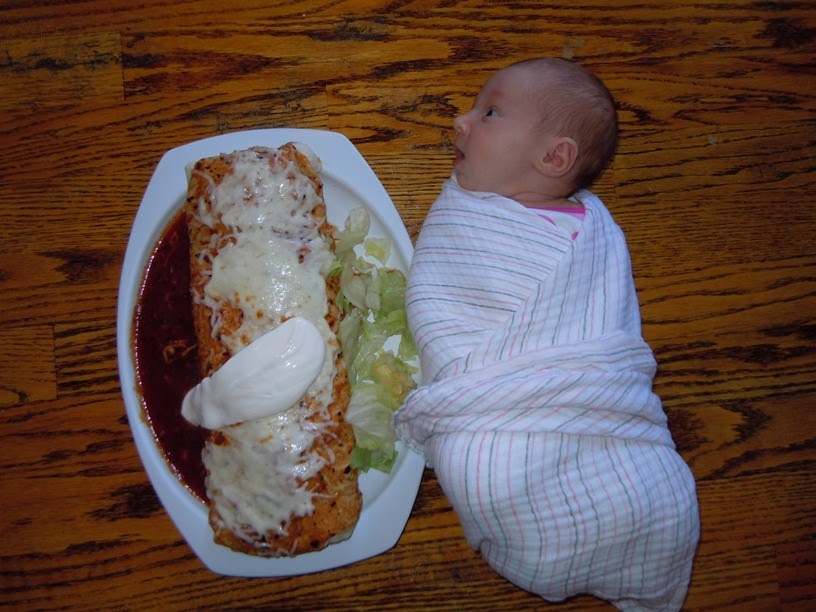Avery's Blog Baby Burrito 7/13/10