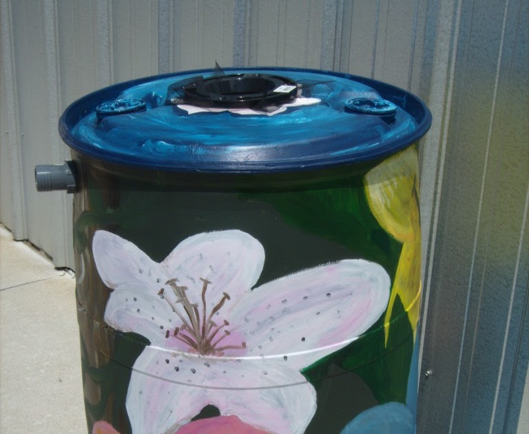 Missouri Clean Water AmeriCorps Blog Another Rain Barrel Art Event!
