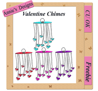 Valentine Chimes - By: DigitalScrapbookLove Valentine+chime+preview