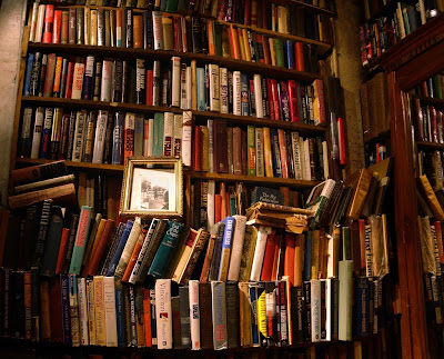 shelf full of books