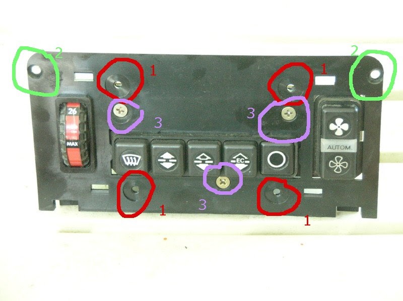 Mercedes w123 Maintenance Automatic Climate Control Unit Repair