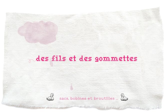 des fils et des gommettes ...