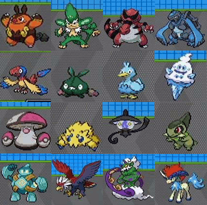 pokemon sprites black and white. pokemon sprites black white.