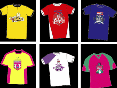 Jerseys of DPL Teams