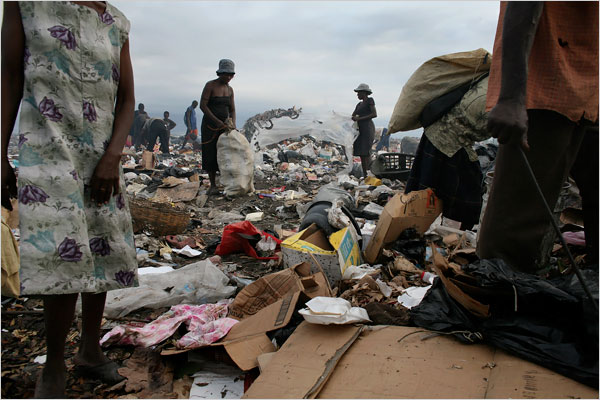 Dumpster Diving, Scavenging for Food:  Help Feed a Child