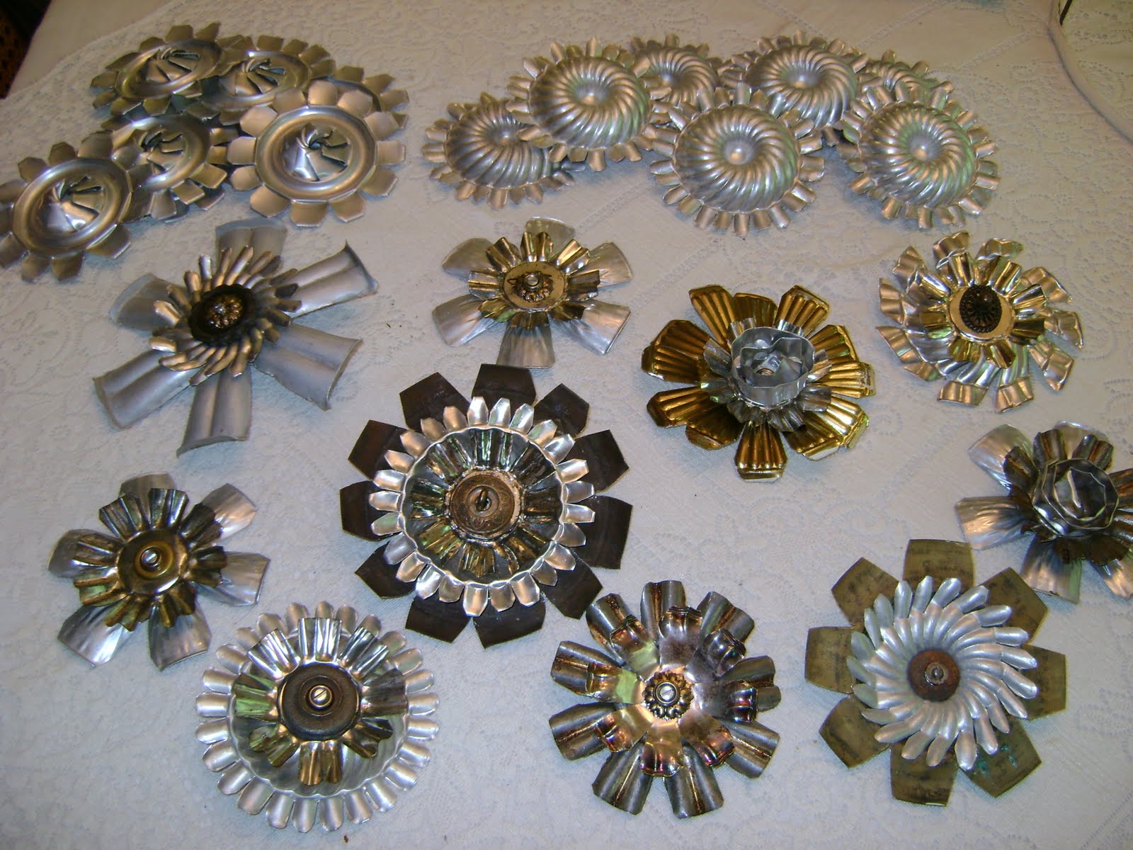 Sassytrash Tin Flower update.......