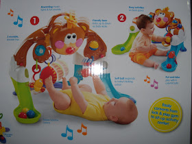 fisher price kick in bobbin bear gym