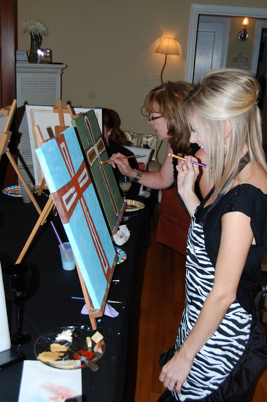 Art and Soul Bevin's Bachelorette Paint Party hosted by Lacey!! It was so fun!!