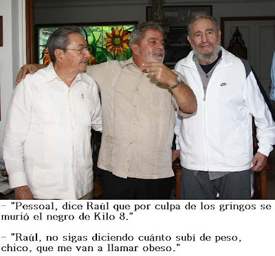 Los perros hermanos Castro. Fidel-Lula+%289%29