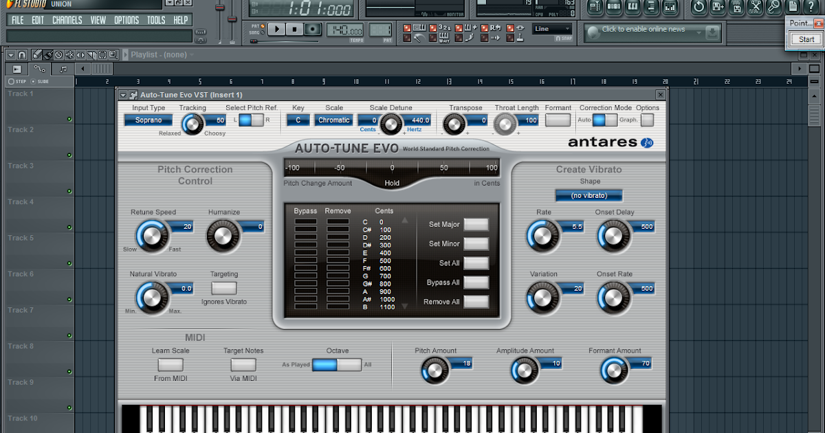 IchsanX: Antares Autotune (VST untuk ngedit vokal)