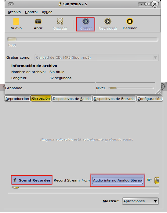 grabar radio por internet