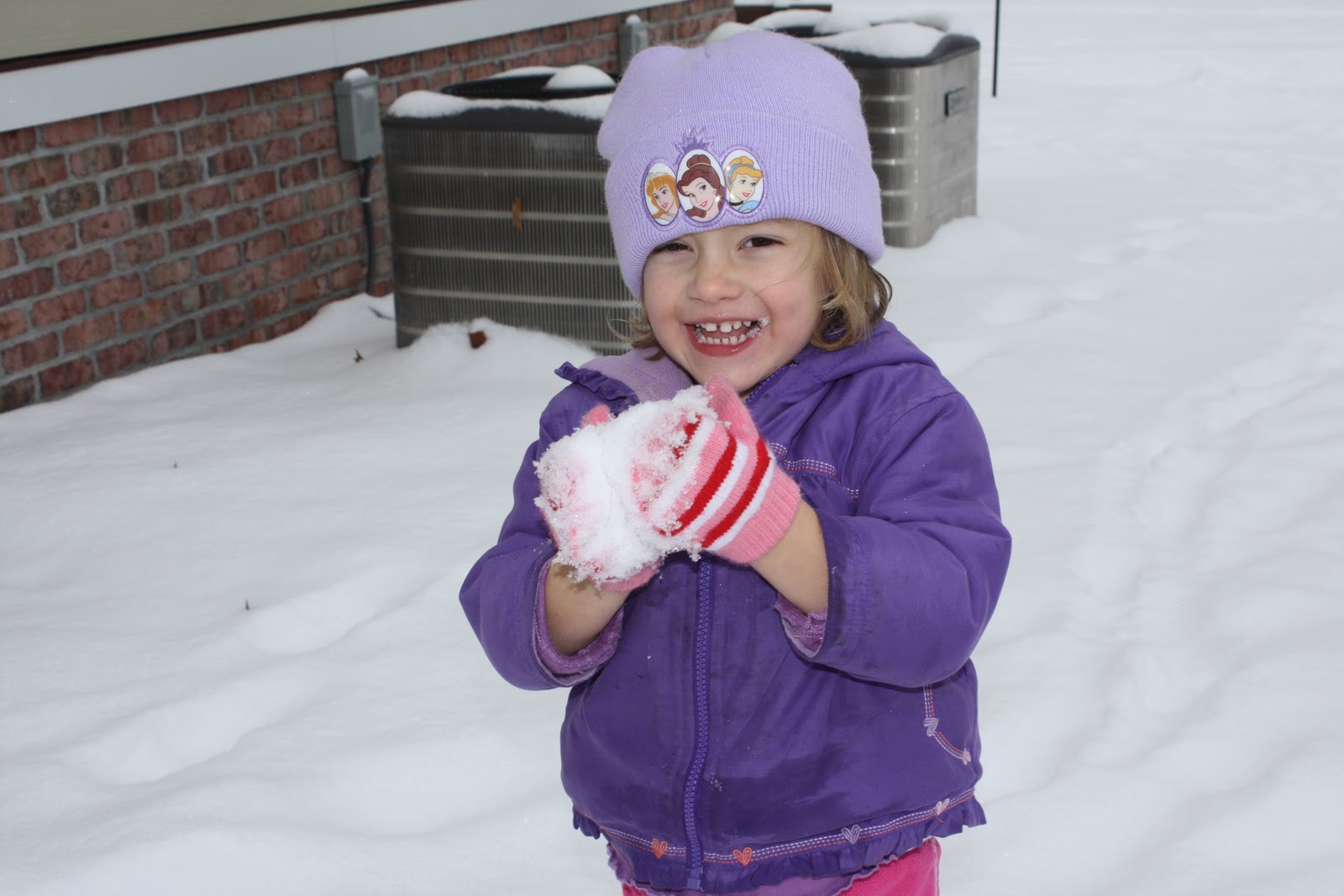 A Slice of Smith Life Wordless WednesdayOur Snow Bunny Enjoying All