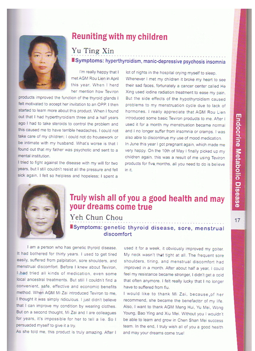 Vitamins in the Air, absorb more with Teviron. How my aunt's