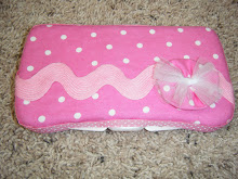 Pink baby wipe case
