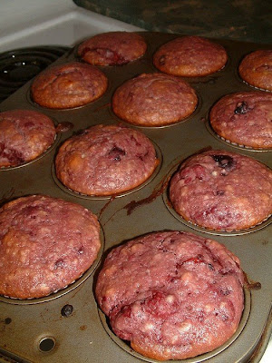 Muffins aux framboises et aux bleuets Muffins+aux+framboises+et+aux+bleuets+%28Recettes.qc.ca%29