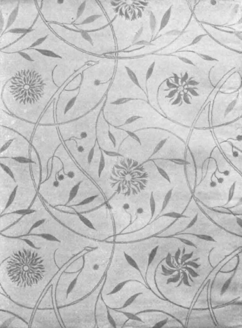 Wallpaper design, c1898. Max Lauger is probably much better known for his 