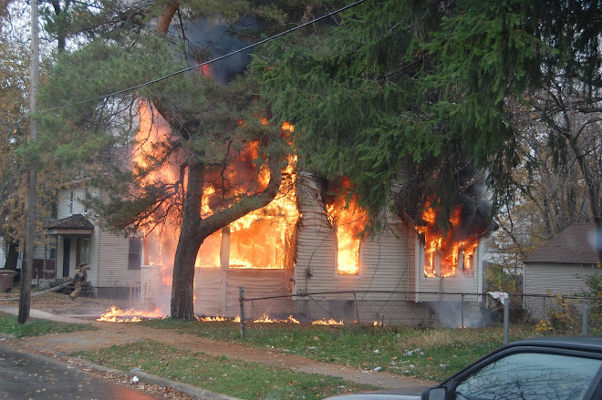 Fully Involved House Fire at 14 James St.