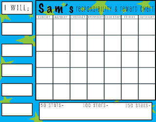 Classroom Sticker Chart