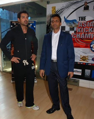 John Abraham at Asian Open Kickboxing Championship