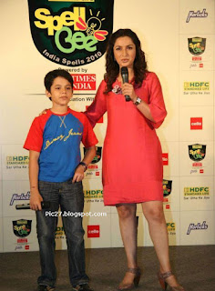 Tisca Chopra & Darsheel Safary at the Launch of HDFC Standard Life Spell Bee