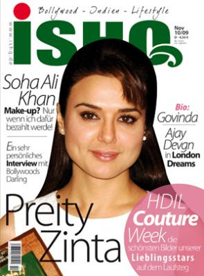 Preity Zinta on Ishq magazine