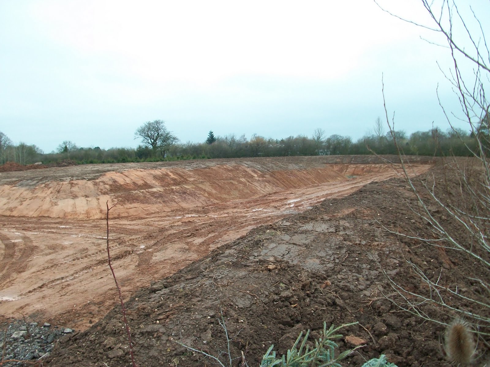 MIDLANDS ANGLING SUPPLIES LTD TUNNEL BARN FARM NEW LAKE UNDER CONSTRUCTION