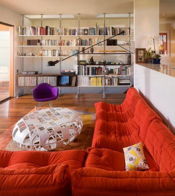 Modern Living Room House by Craig Steely Architects Modern House by Craig Steely Architects
