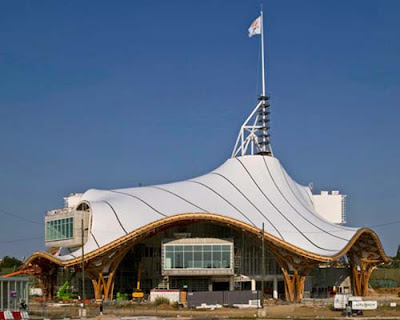 Rooftop Design Pompidou Center in Metz by Shigeru Ban Pompidou Center Building