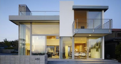 Concrete Block House by ehrlich architects