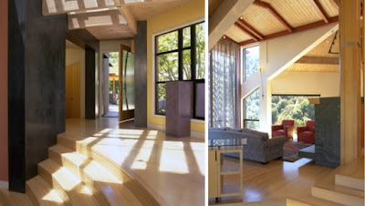 Interior Redwood Forest House by James Bourret Modern Redwood Forest House by James Bourret