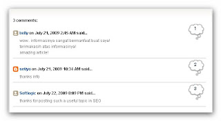 numbering comment trick
