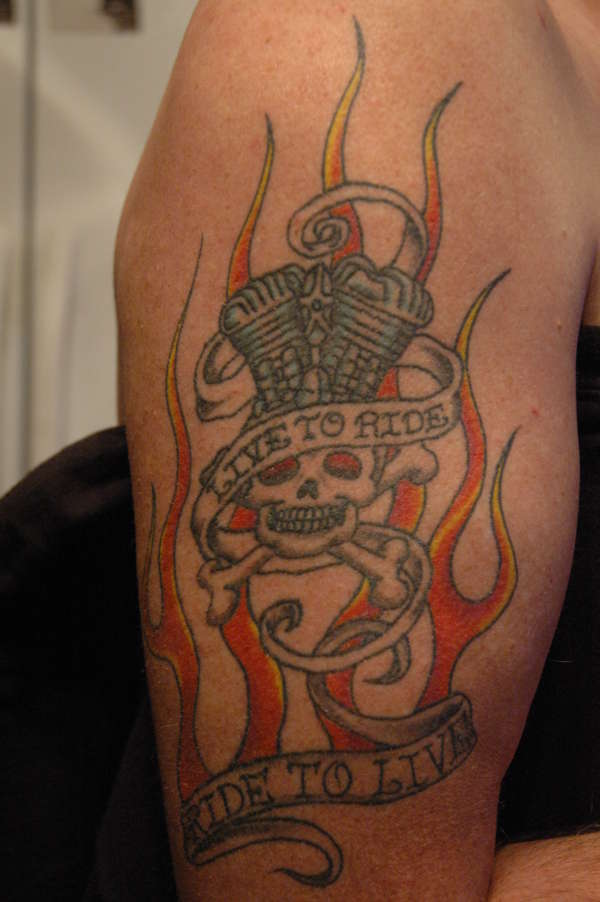 Tattoos Harley Davidson And Biker Tats