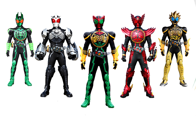 Kamen Rider Ooo. Kamen Rider Ooo. Kamen Rider Ooo.