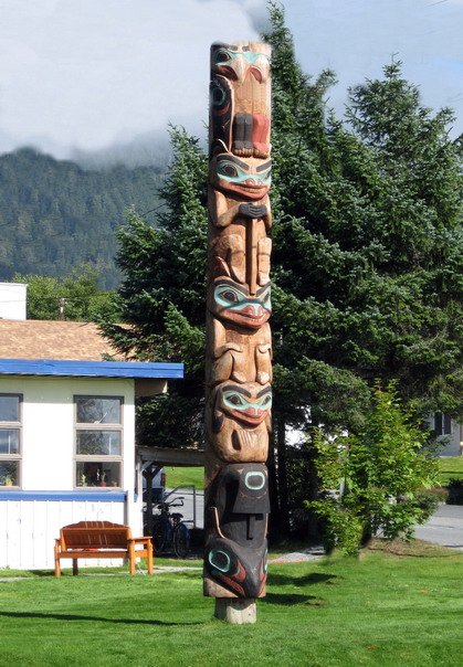 Totem Pole in Sitka (they're everywhere)