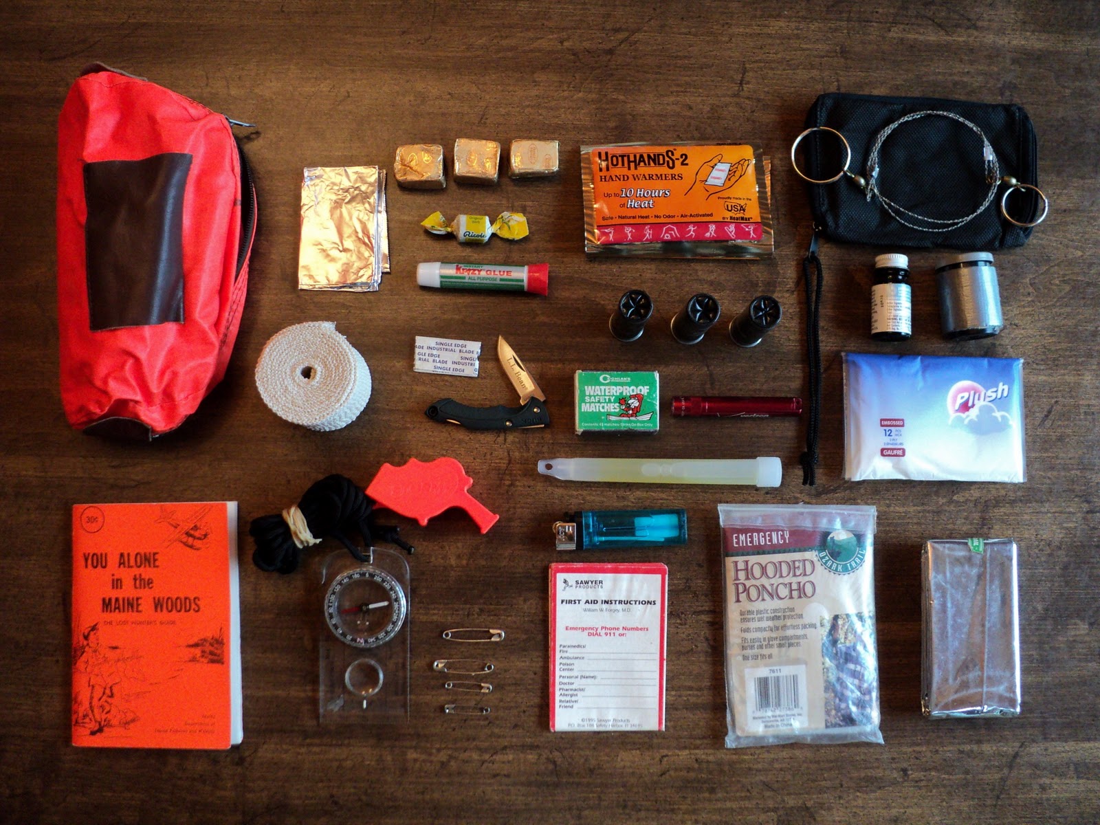 wilderness hunting camping emergency survival kit