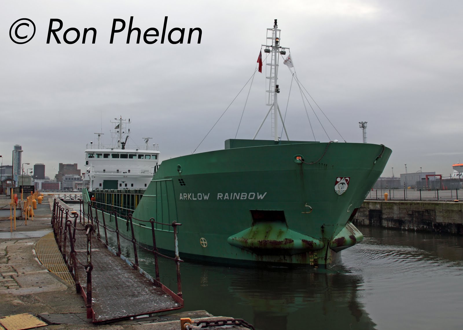 Arklow Shipping info Arklow Rainbow in Alred lock Early March