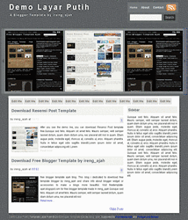 free blogger template with image slideshow feature