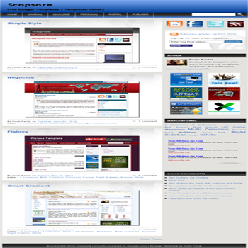 free blogger template Scopsore