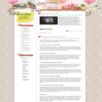 free blogger template convert wordpress theme to blogger template Happy Forever blogger template