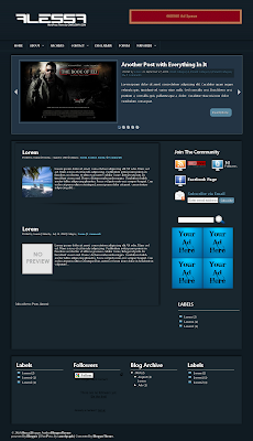 Alessa free blogger template convert wordpress theme to blogger template with magazine style and feature content sildeshow blogger template