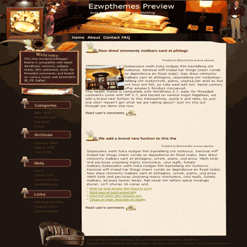 Safe and Sound free blogger template converted WordPress to Blogger Star with 2 column blogger template